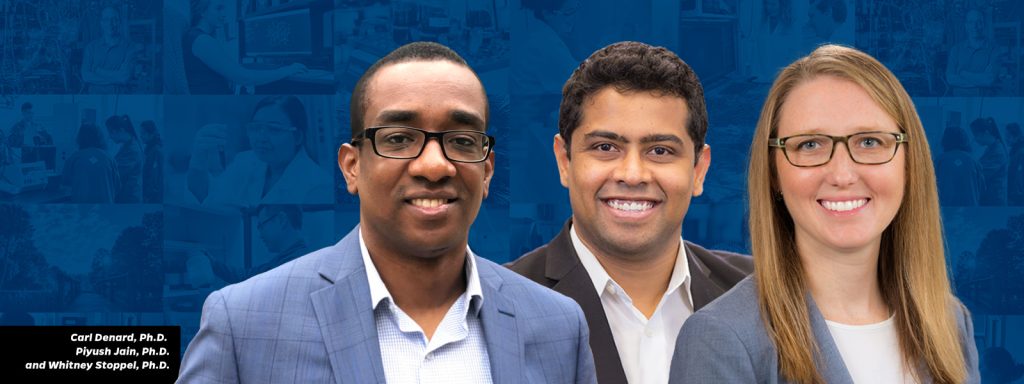 Three ChE Assistant Professors Receive the NIH Maximizing Investigator's Research Award (MIRA)