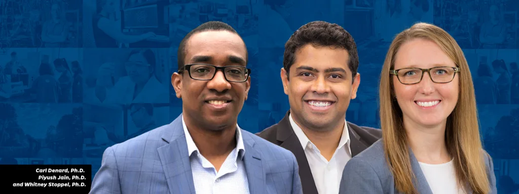 Three ChE Assistant Professors Receive the NIH Maximizing Investigator's Research Award (MIRA)